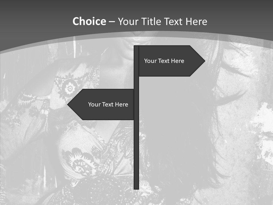 Gorgeous Model Y PowerPoint Template