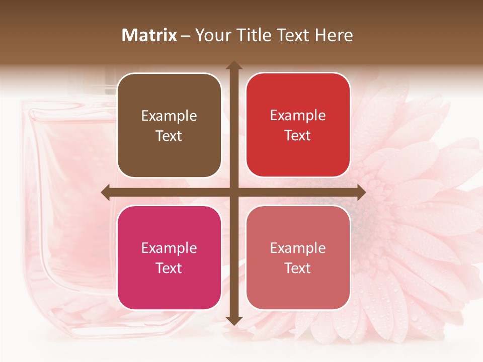 Care Scent Glass PowerPoint Template