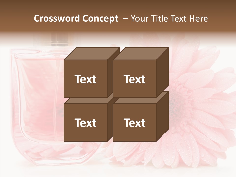Care Scent Glass PowerPoint Template