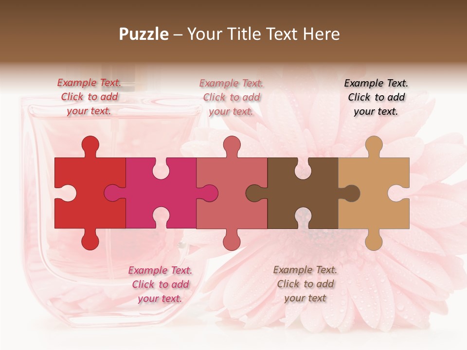 Care Scent Glass PowerPoint Template