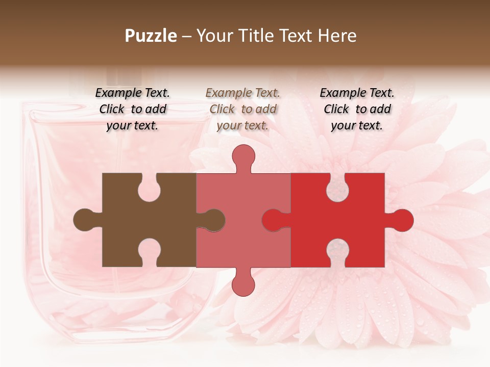 Care Scent Glass PowerPoint Template