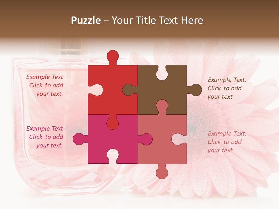 Care Scent Glass PowerPoint Template