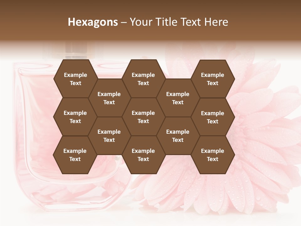 Care Scent Glass PowerPoint Template