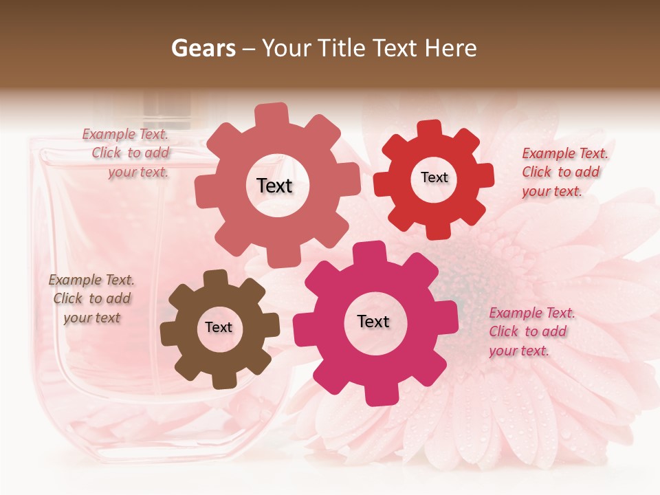 Care Scent Glass PowerPoint Template