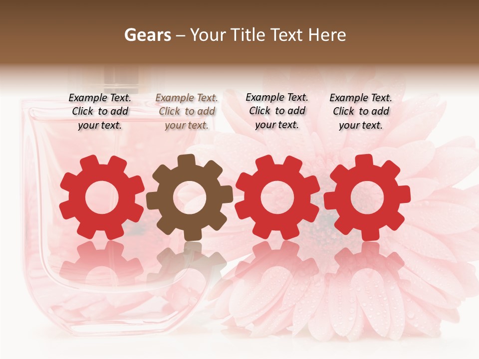 Care Scent Glass PowerPoint Template