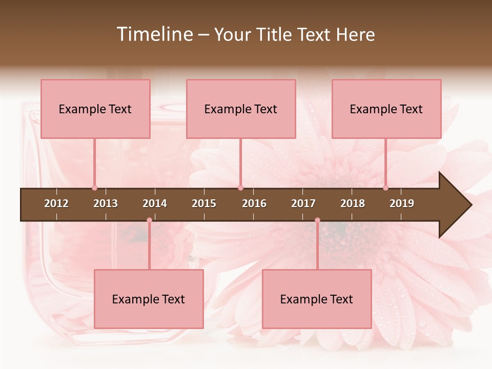 Care Scent Glass PowerPoint Template