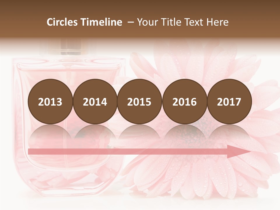 Care Scent Glass PowerPoint Template