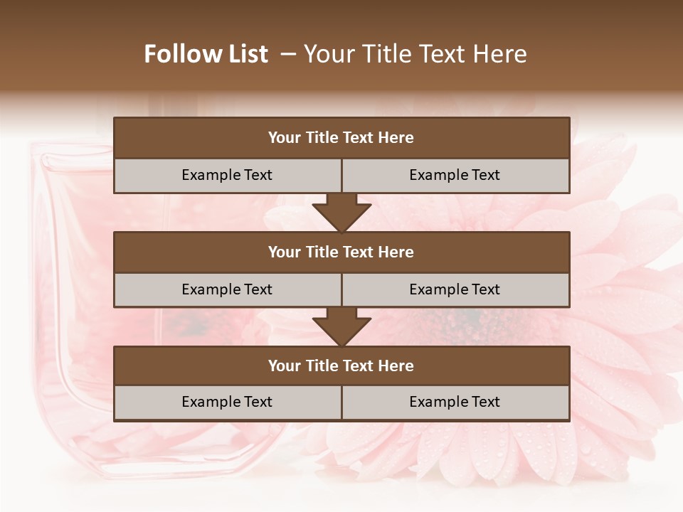 Care Scent Glass PowerPoint Template
