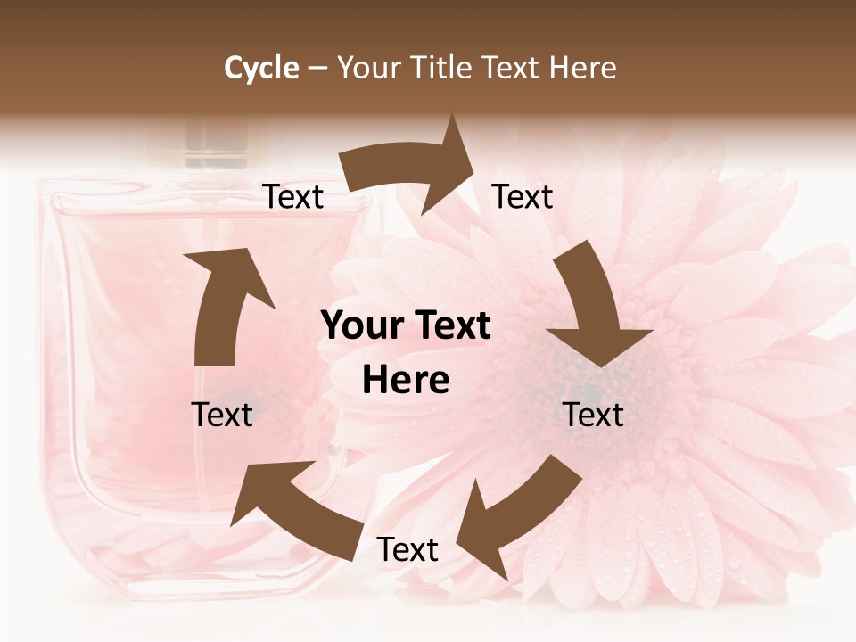 Care Scent Glass PowerPoint Template