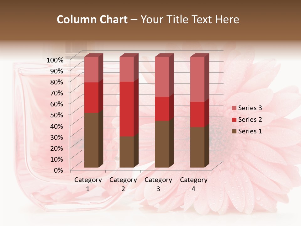 Care Scent Glass PowerPoint Template