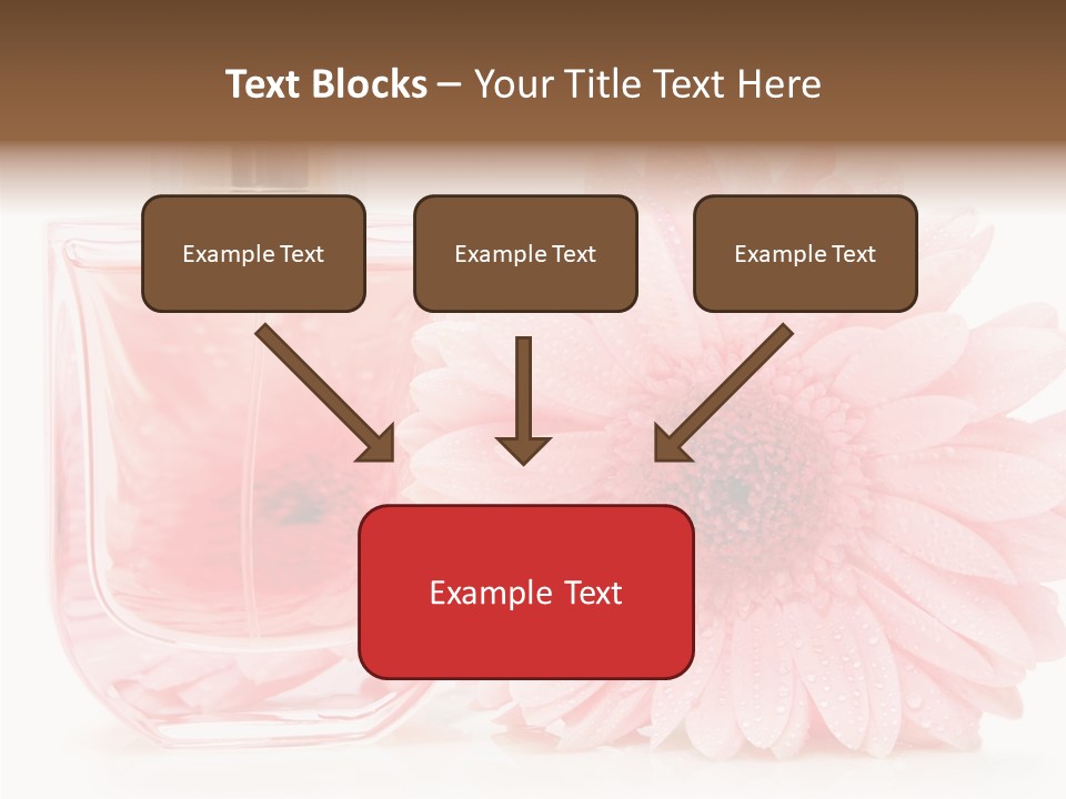 Care Scent Glass PowerPoint Template