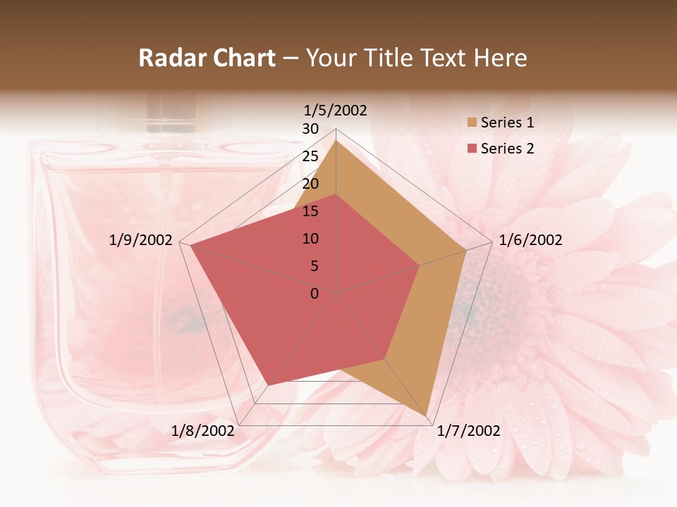 Care Scent Glass PowerPoint Template