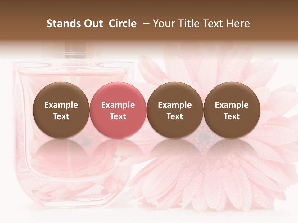 Care Scent Glass PowerPoint Template
