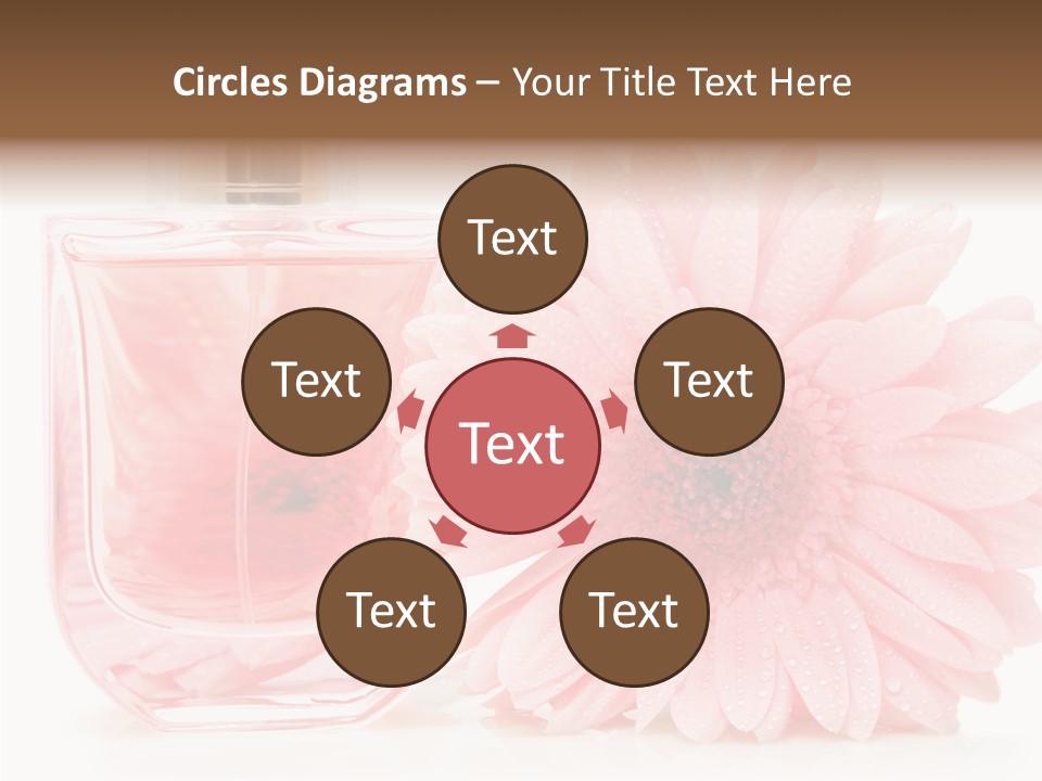 Care Scent Glass PowerPoint Template