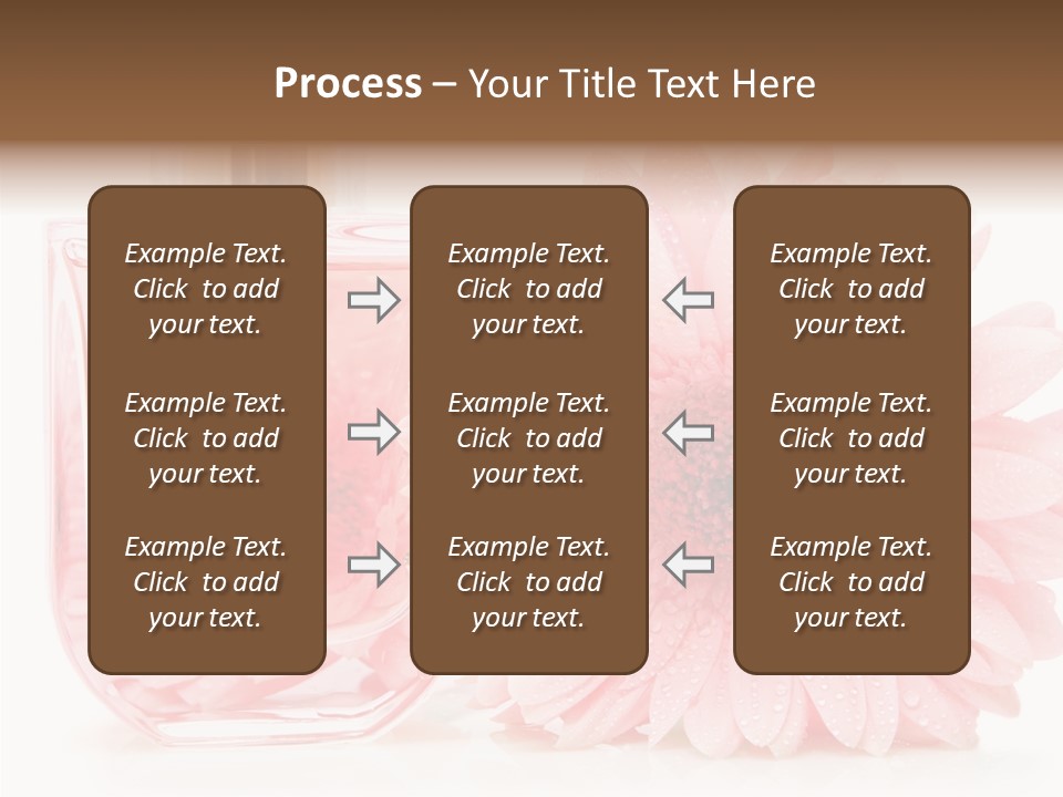 Care Scent Glass PowerPoint Template