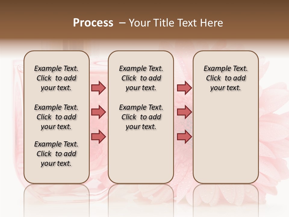 Care Scent Glass PowerPoint Template
