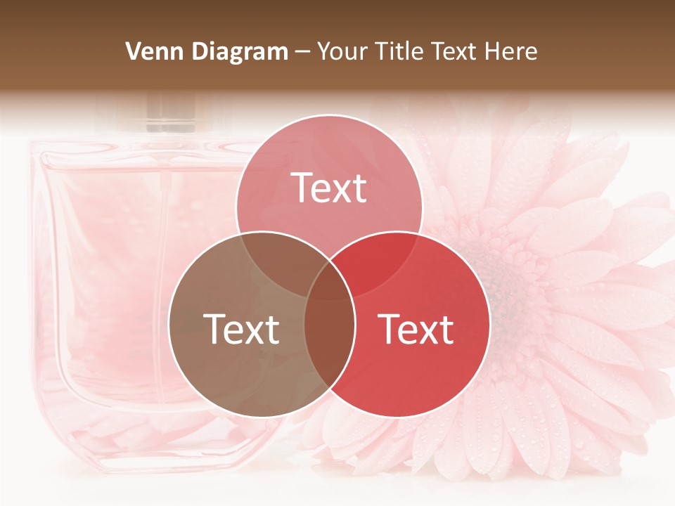 Care Scent Glass PowerPoint Template