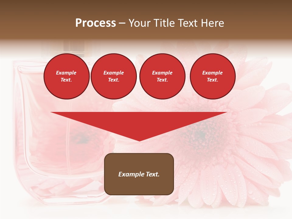 Care Scent Glass PowerPoint Template