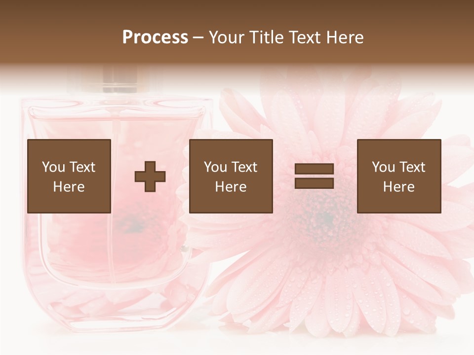 Care Scent Glass PowerPoint Template