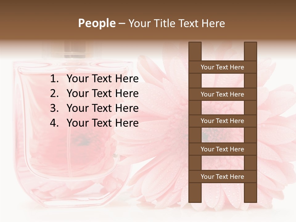 Care Scent Glass PowerPoint Template
