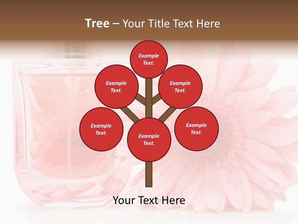 Care Scent Glass PowerPoint Template