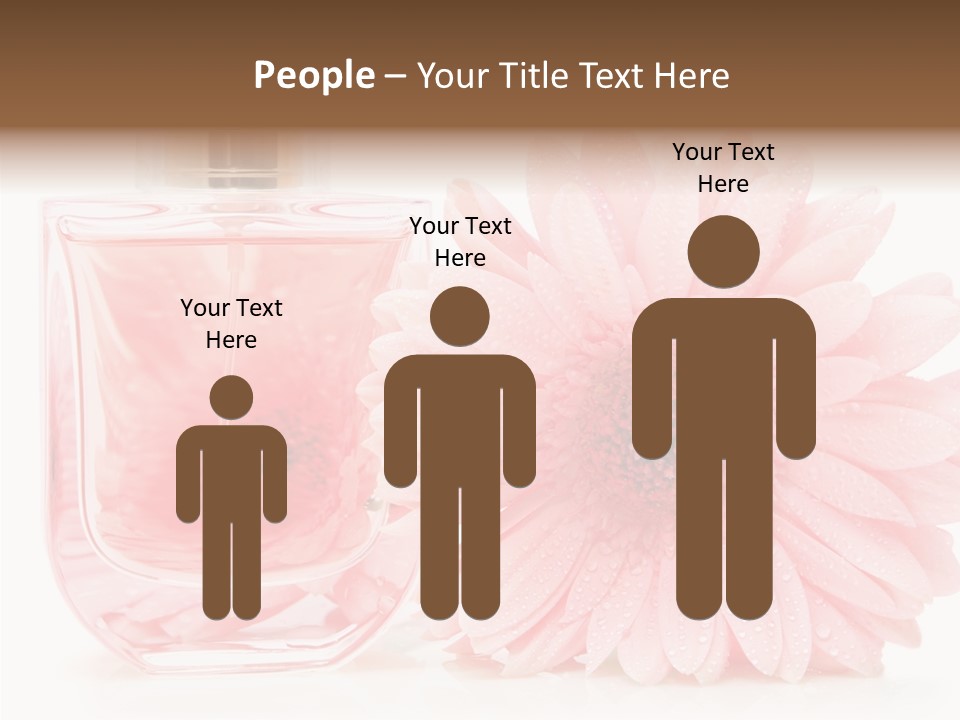 Care Scent Glass PowerPoint Template