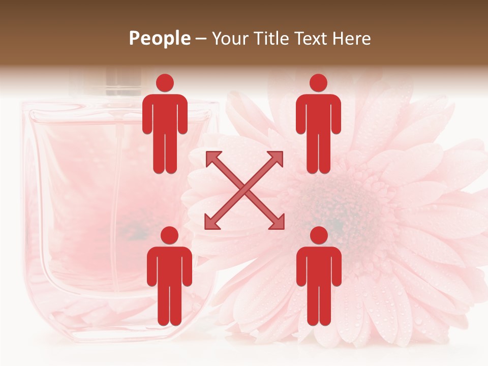 Care Scent Glass PowerPoint Template