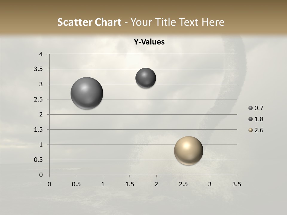 Blue Atlantic Beach PowerPoint Template