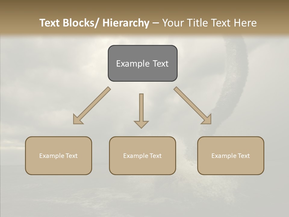 Blue Atlantic Beach PowerPoint Template