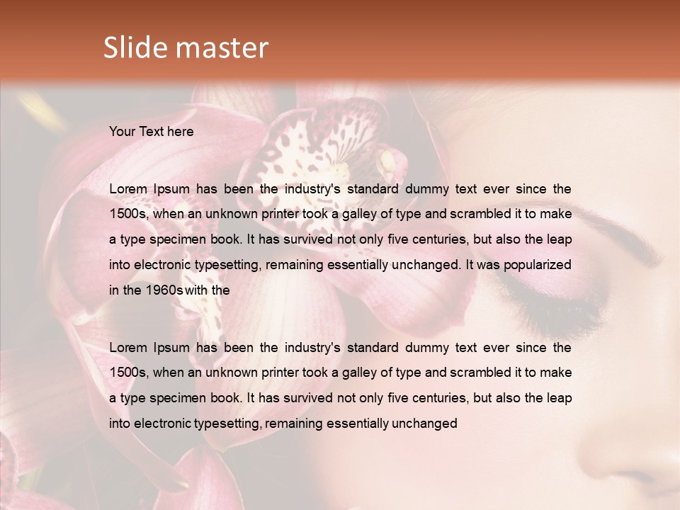 Fresh Closed Person PowerPoint Template