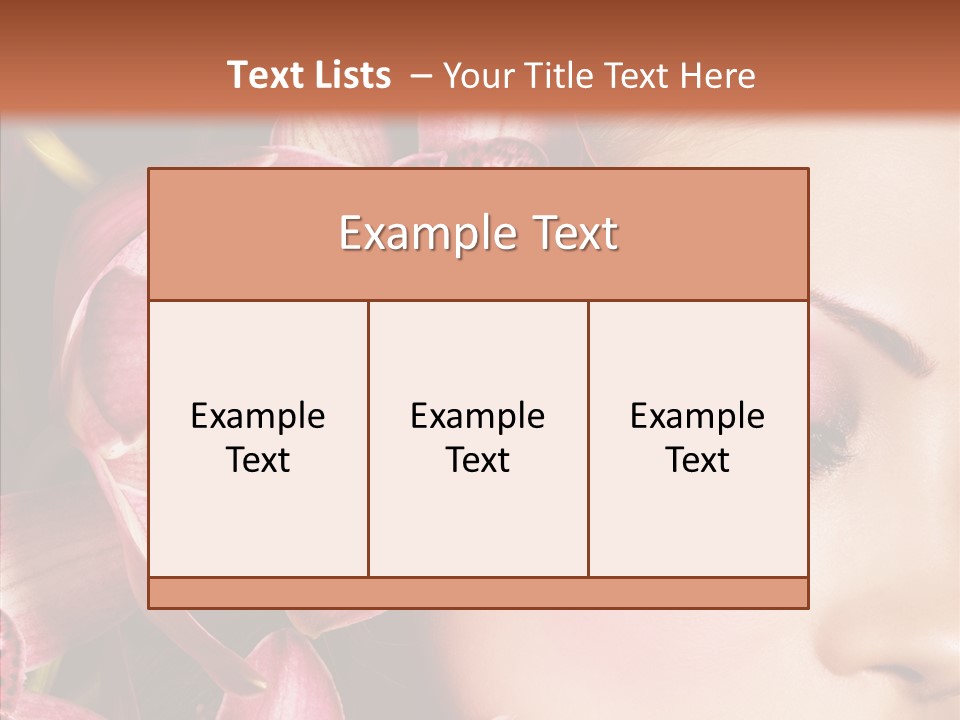 Fresh Closed Person PowerPoint Template
