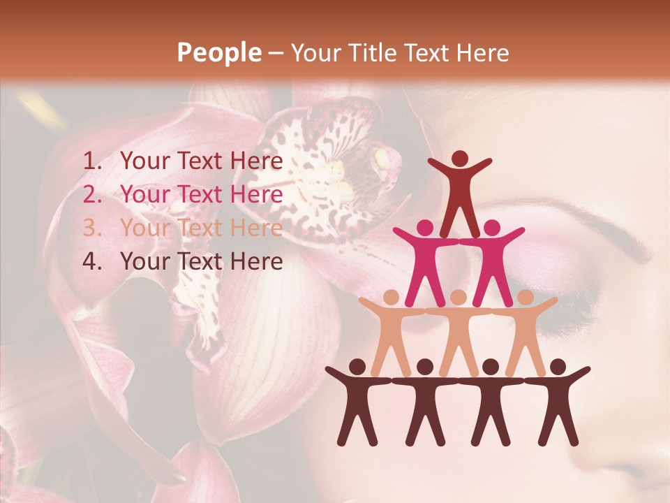 Fresh Closed Person PowerPoint Template
