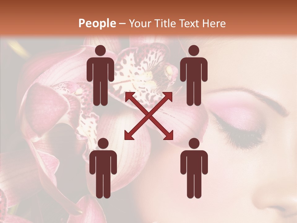 Fresh Closed Person PowerPoint Template