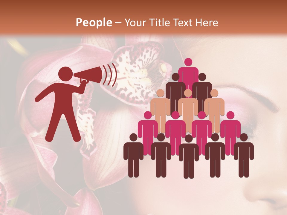 Fresh Closed Person PowerPoint Template