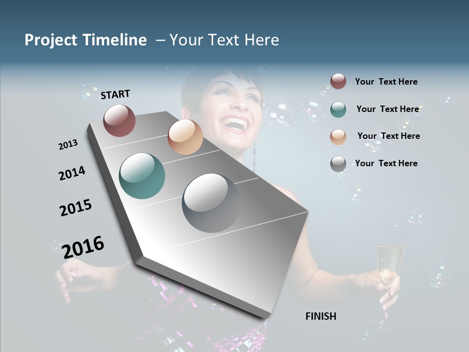 Happy   Fizzy PowerPoint Template