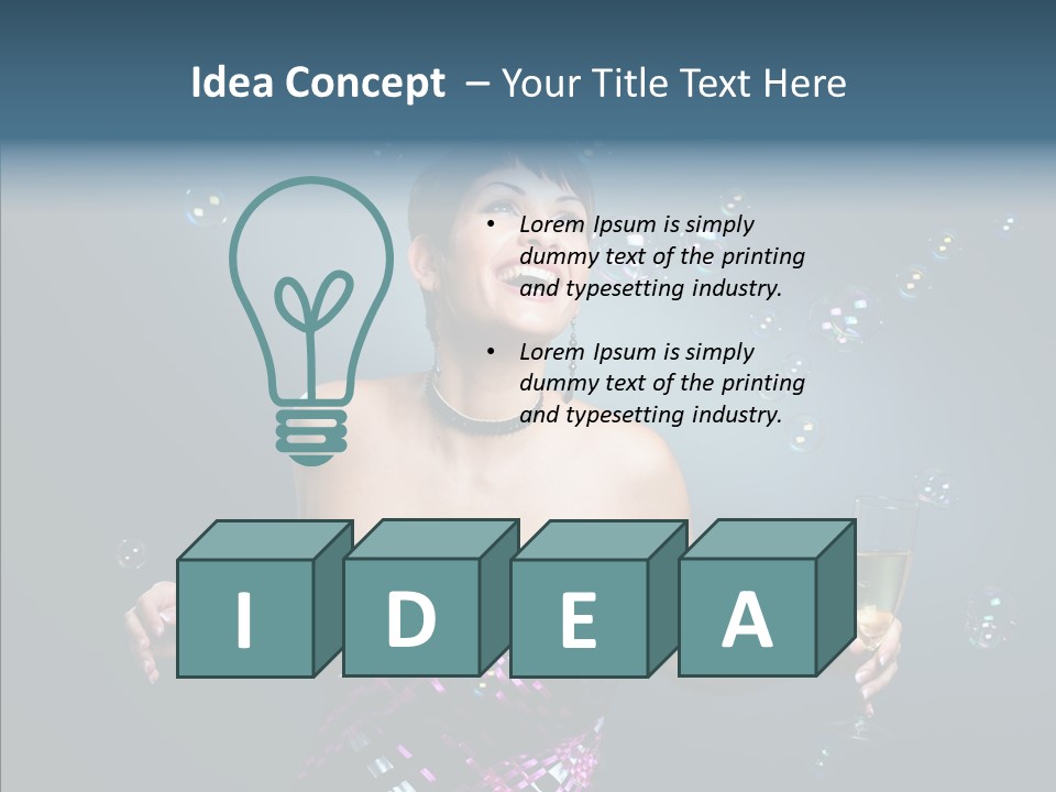 Happy   Fizzy PowerPoint Template