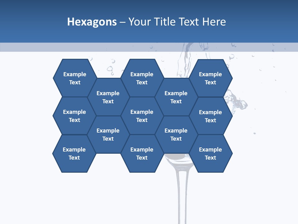 Ice Bond Splashing PowerPoint Template