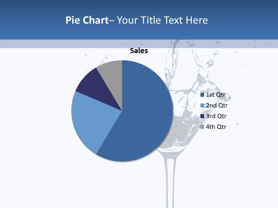 Ice Bond Splashing PowerPoint Template