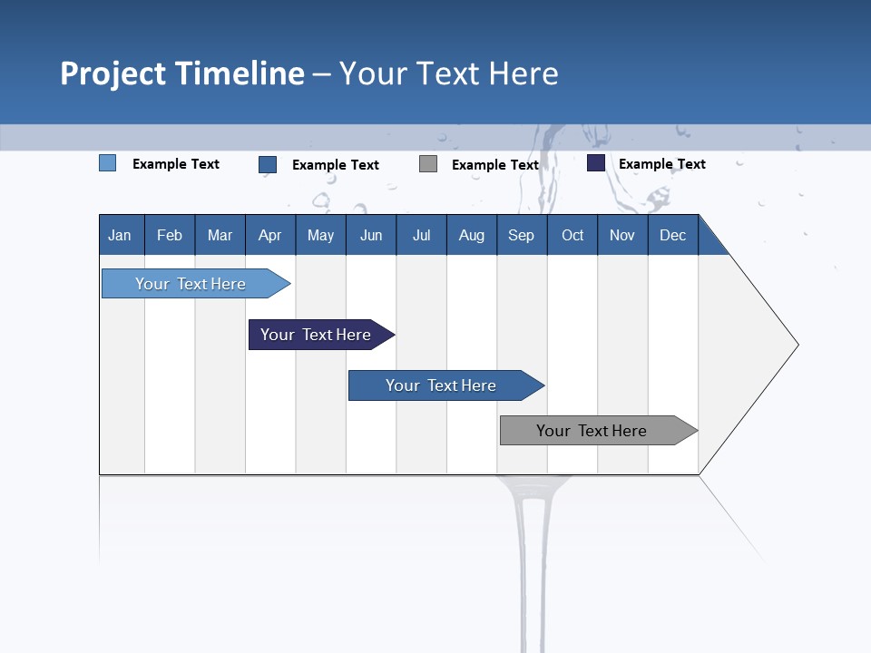 Ice Bond Splashing PowerPoint Template