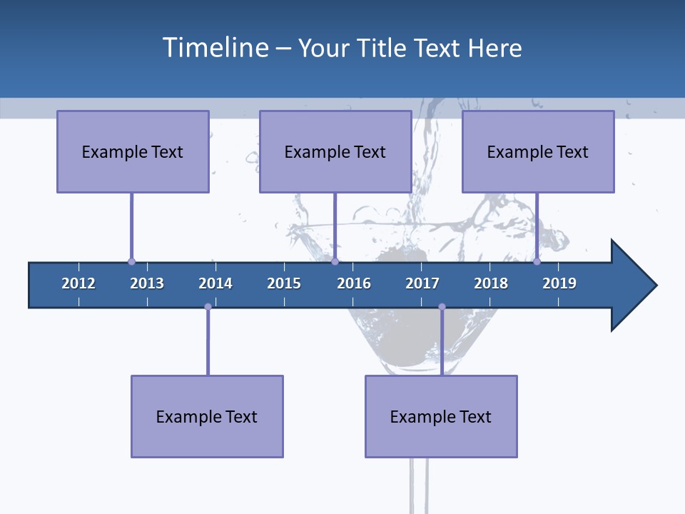 Ice Bond Splashing PowerPoint Template