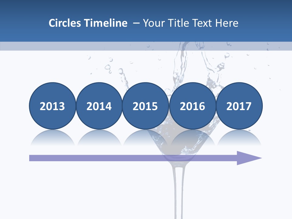 Ice Bond Splashing PowerPoint Template