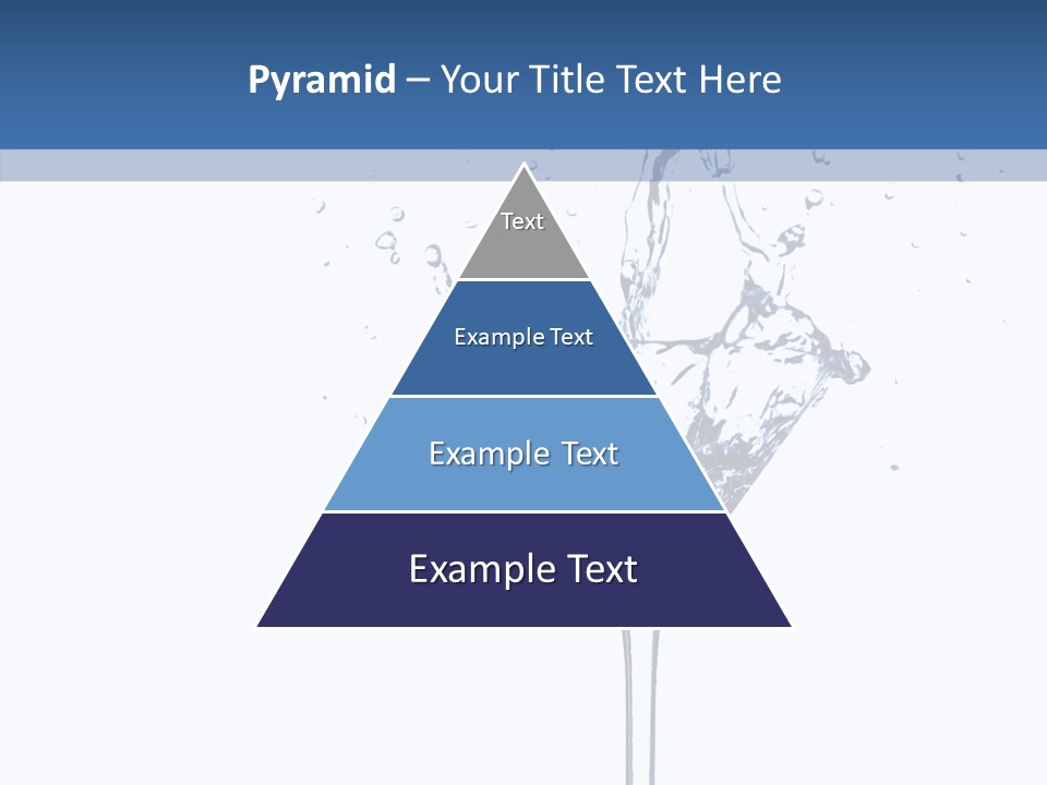 Ice Bond Splashing PowerPoint Template