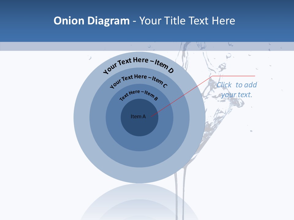 Ice Bond Splashing PowerPoint Template