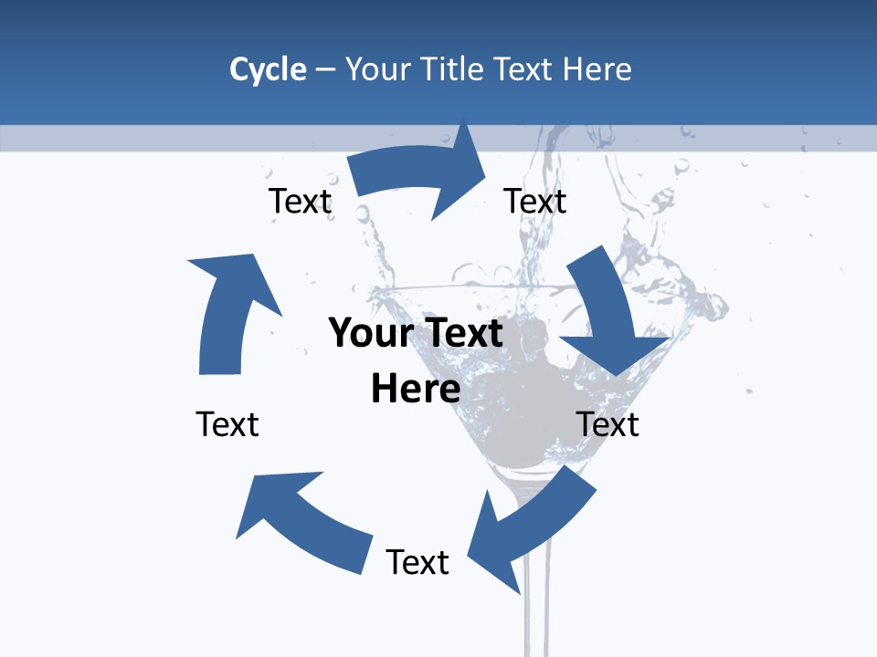 Ice Bond Splashing PowerPoint Template