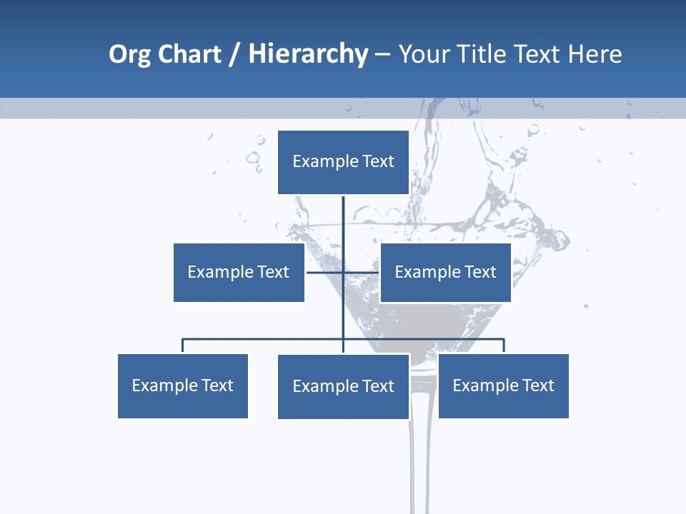 Ice Bond Splashing PowerPoint Template