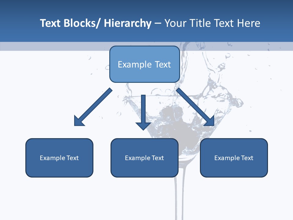 Ice Bond Splashing PowerPoint Template
