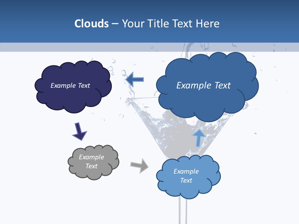 Ice Bond Splashing PowerPoint Template