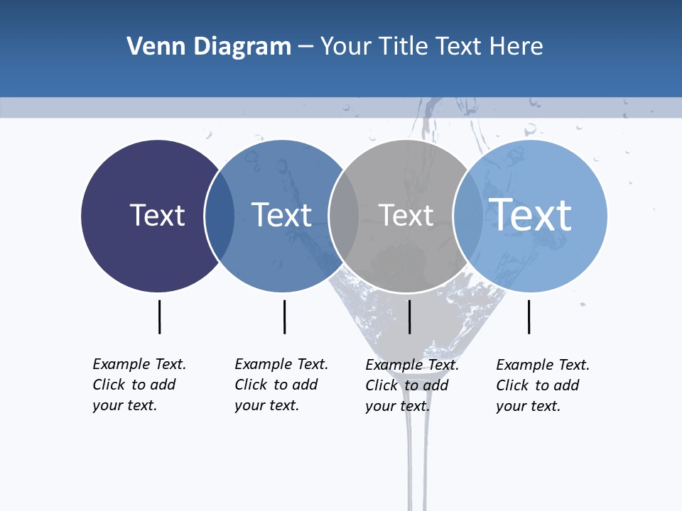 Ice Bond Splashing PowerPoint Template