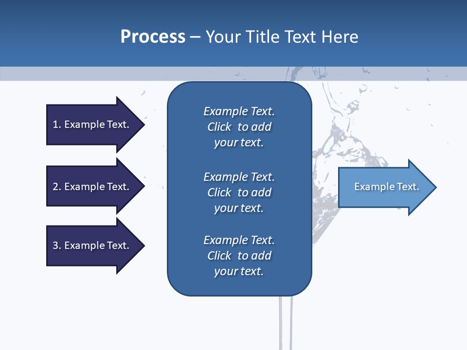 Ice Bond Splashing PowerPoint Template