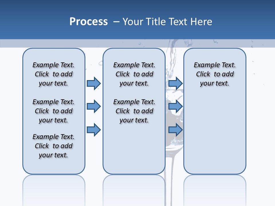 Ice Bond Splashing PowerPoint Template